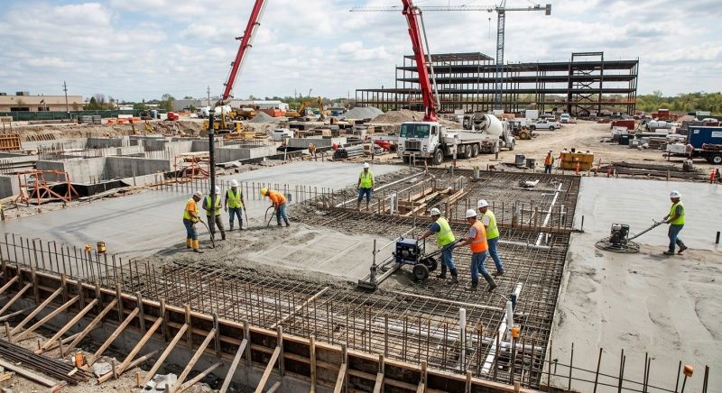 Commercial Slab Construction in Bolton, CT