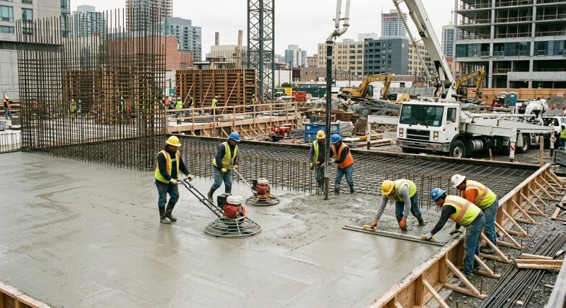 Commercial Slab Construction in Somers, CT