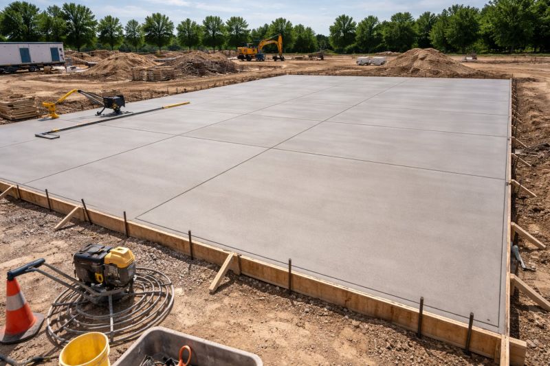 Commercial Slab Installation in Suffield, CT