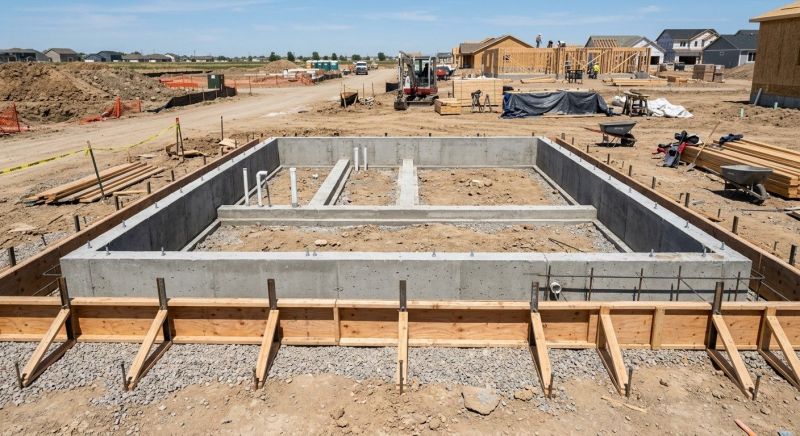 Concrete Foundation Installation in Andover, CT