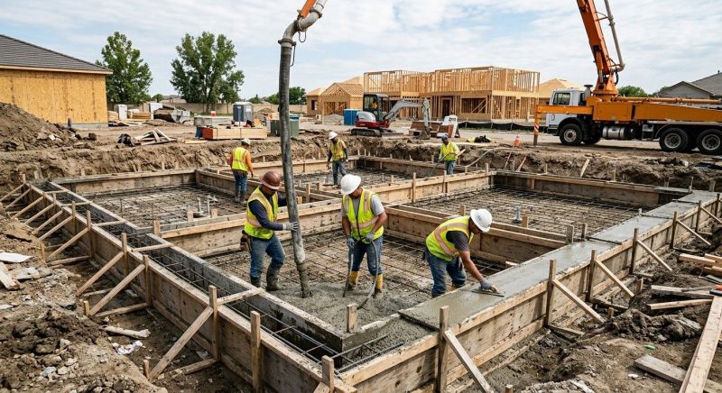 Concrete Foundation Installation in Granby, CT