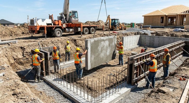 Foundation Wall Pouring in West Hartford, CT