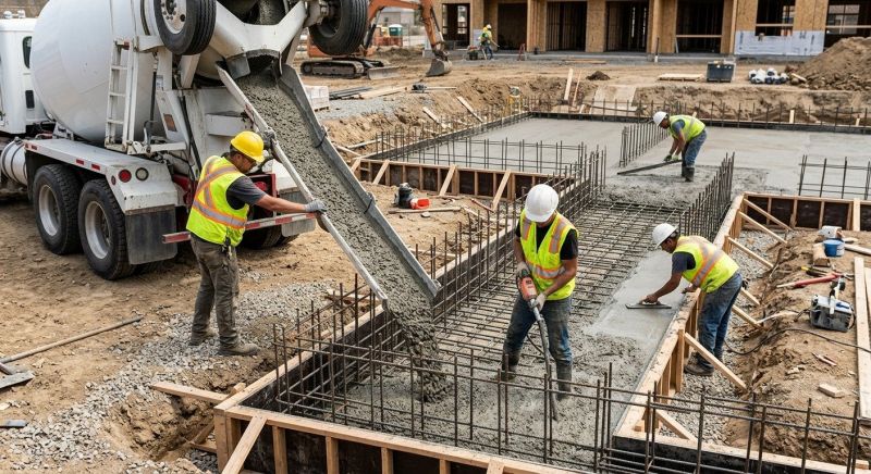 Foundation Wall Pouring in West Hartford, CT
