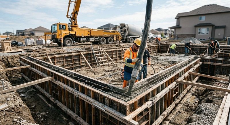 Foundation Wall Pouring in Southwick, MA