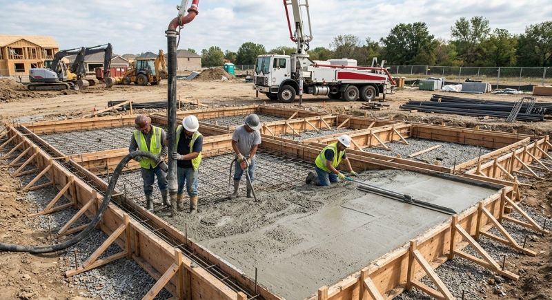 Foundation Wall Pouring in Windsor, CT