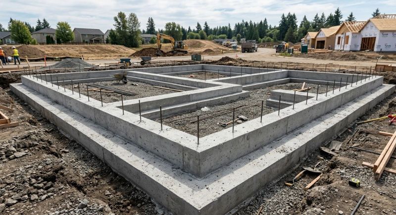 House Footing Construction in West Hartford, CT